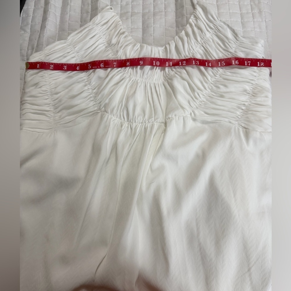 Chelsea28 Ivory Ruched Mini Dress - Picture 6 of 6